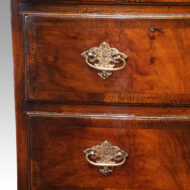 Queen Anne style chest on chest drawer fronts