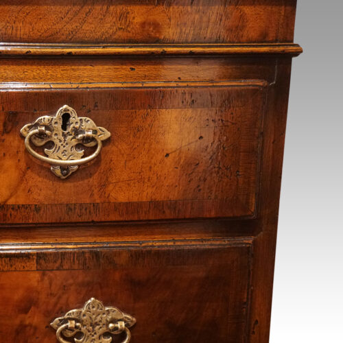 Queen Anne style chest on chest handle