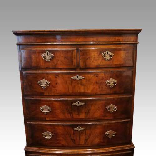 Queen Anne style chest on chest top
