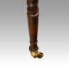 Regency mahogany library chair leg detail