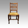 Set of 10 Lancashire spindle back chairs side chair