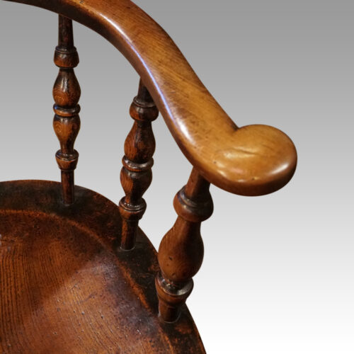 Victorian captains chair arm