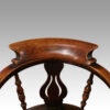 Victorian captains chair back rail