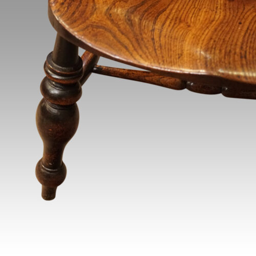 Victorian captains chair front leg