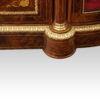 Victorian walnut 4 door credenza cast moulding