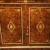 Victorian walnut 4 door credenza doors