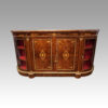 Victorian walnut 4 door credenza front