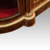 Victorian walnut 4 door credenza gilt