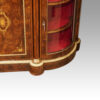 Victorian walnut 4 door credenza glass