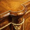 Victorian walnut 4 door credenza top detail