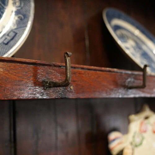 Antique oak Carnarvon dresser cup hooks