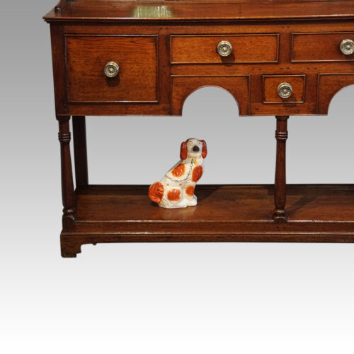 Antique oak Carnarvon dresser drawers