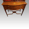 Edwardian inlaid mahogany bookcase on stand base