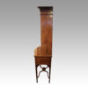 Edwardian inlaid mahogany bookcase on stand side