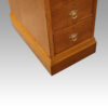 Edwardian oak pedestal desk plinth