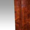George II walnut longcase clock by Bentley London side edge