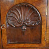 George V Walnut chest on chest carving