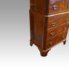 George V Walnut chest on chest corner