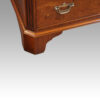 George V Walnut chest on chest foot