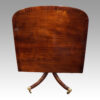 George V mahogany twin pillar George V mahogany twin pillar dining table side view t