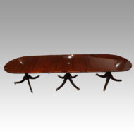 George VI 3 pillar dining table