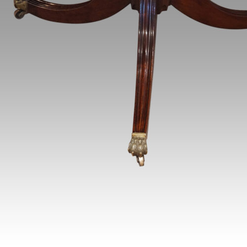 George VI 3 pillar dining table leg