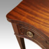 George VI serpentine side table corner