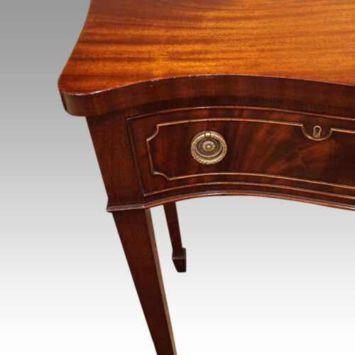 George VI serpentine side table handle