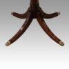 Georgian style large mahogany dining table base