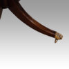 Georgian style large mahogany dining table leg