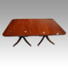 Georgian style large mahogany dining table no leaves