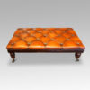 Large leather stool