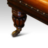 Large leather stool corner