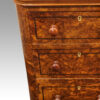 Pair of burr walnut bedside chests handles