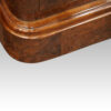 Pair of burr walnut bedside chests plinth