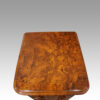 Pair of burr walnut bedside chests top