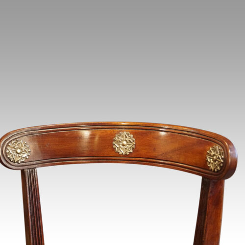 Regency music chair back rail
