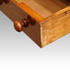 Victorian mahogany double pedestal desk drawer lining