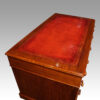 Victorian mahogany double pedestal desk top