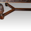 Victorian oak draw leaf dining table Y stretcher