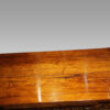 Victorian oak draw leaf dining table grain