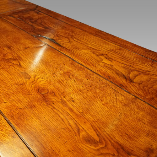 Victorian oak draw leaf dining table top colour