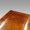 Victorian oak draw leaf dining table top end