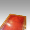 Victorian oak pedestal desk end top