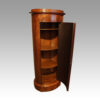 Victorian oval Postbox drinks cabinet interior
