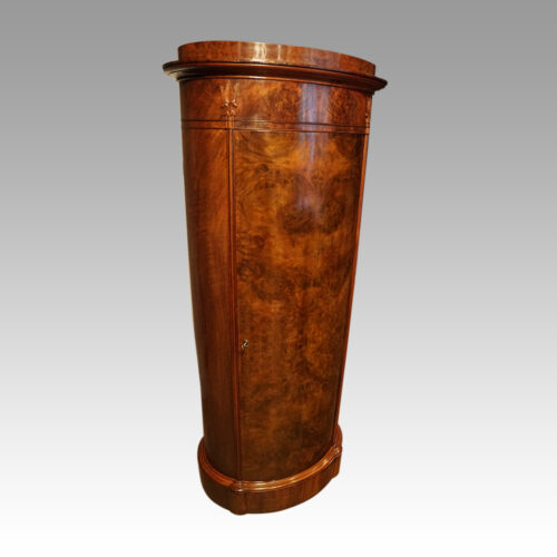 Victorian oval Postbox drinks cabinet side