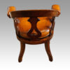 Victorian tub desk chair rear