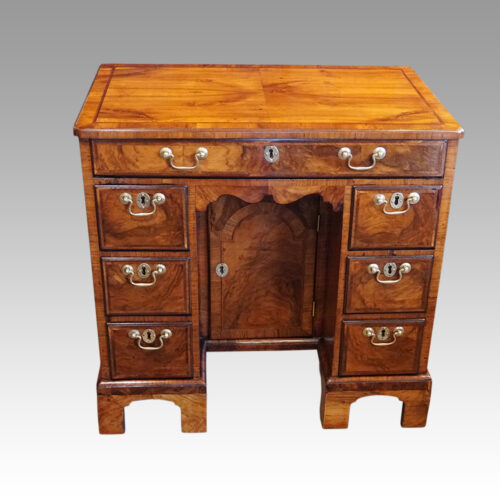 19thc. walnut kneehole