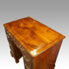 19thc. walnut kneehole angle