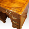 19thc. walnut kneehole corner